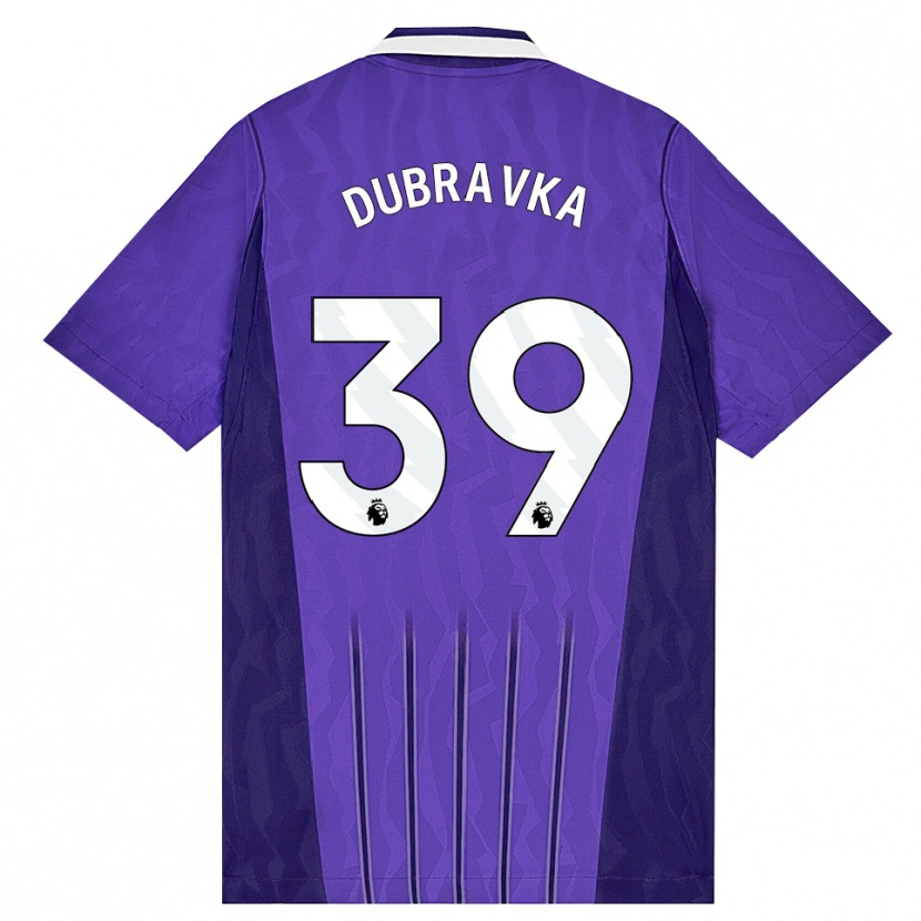 Danxen Dames Martin Dúbravka #39 Paars Wit Thuisshirt Derde Tenue 2026/27 T-Shirt