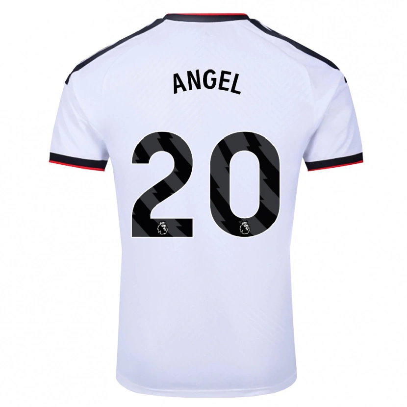 Danxen Dames Manuel Ángel #20 Wit Zwart Rood Thuisshirt Thuistenue 2026/27 T-Shirt