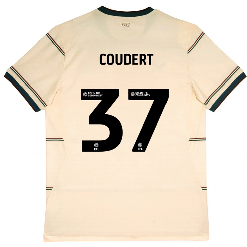 Danxen Dames Grégoire Coudert #37 Beige Bordeaux Uitshirt Uittenue 2026/27 T-Shirt