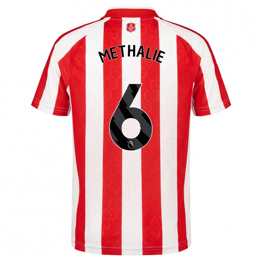 Danxen Dames Dayann Methalie #6 Rood Wit Zwart Thuisshirt Thuistenue 2026/27 T-Shirt