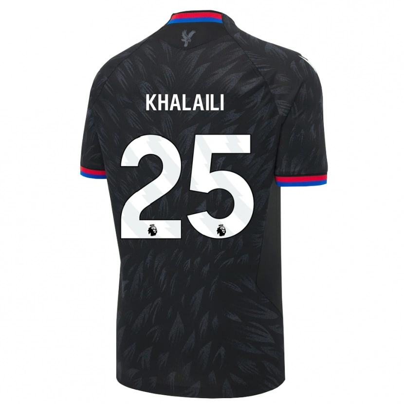 Danxen Dames Anan Khalaili #25 Zwart Blauw Rood Uitshirt Uittenue 2026/27 T-Shirt