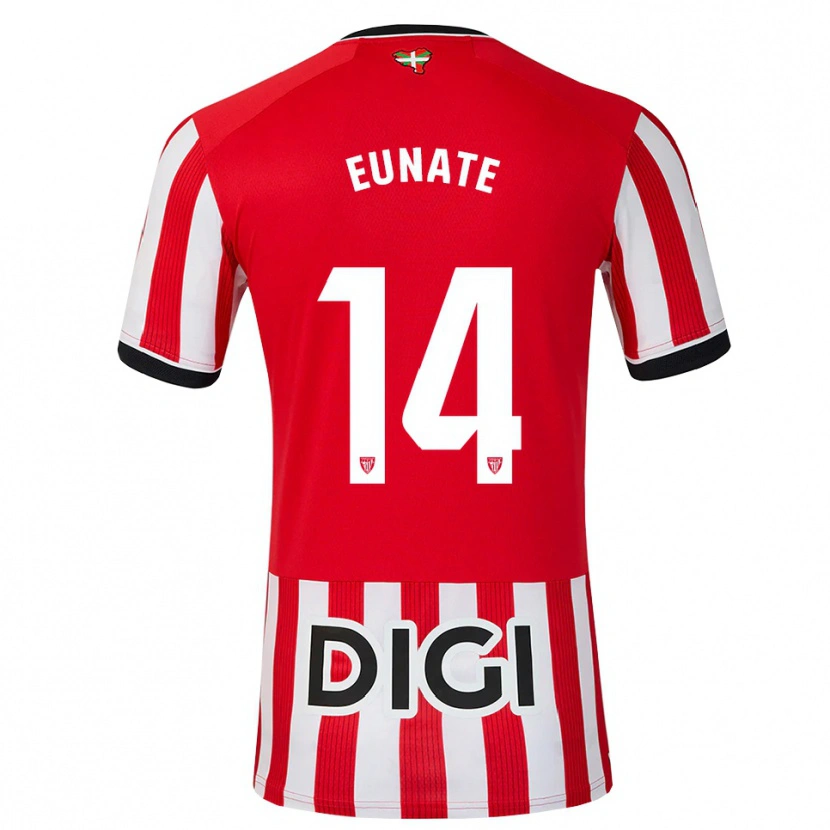Danxen Kinderen Eunate Arraiza Otazu #14 Rood Zwart Wit Thuisshirt Thuistenue 2026/27 T-Shirt