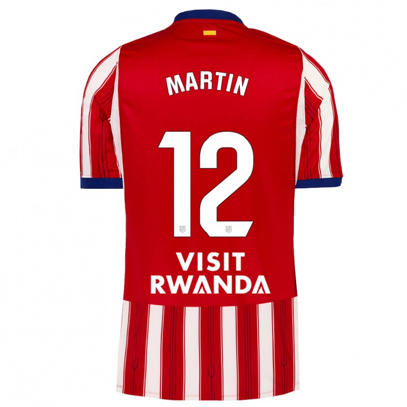 Danxen Kinderen Carlos Martín #12 Koninklijk Blauw Rood Wit Thuisshirt Thuistenue 2026/27 T-Shirt