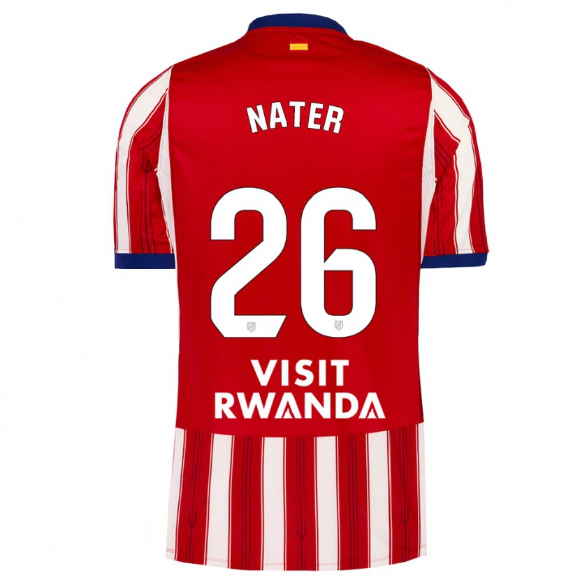 Danxen Kinderen Silvano Nater #26 Koninklijk Blauw Rood Wit Thuisshirt Thuistenue 2026/27 T-Shirt
