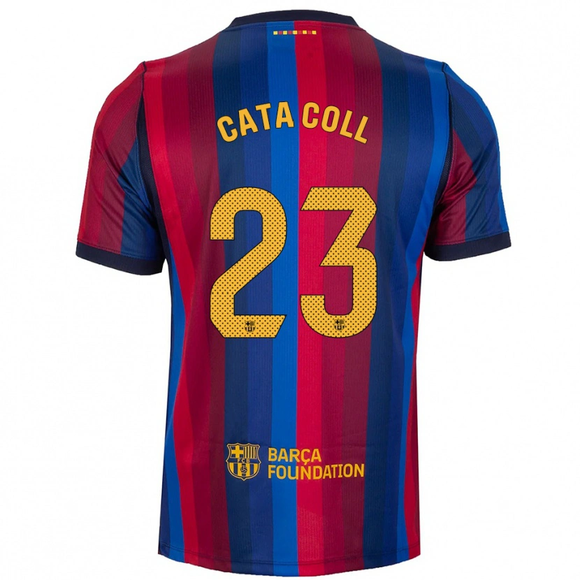 Danxen Kinderen Cata Coll #23 Koninklijk Blauw Rood Geel Thuisshirt Thuistenue 2026/27 T-Shirt