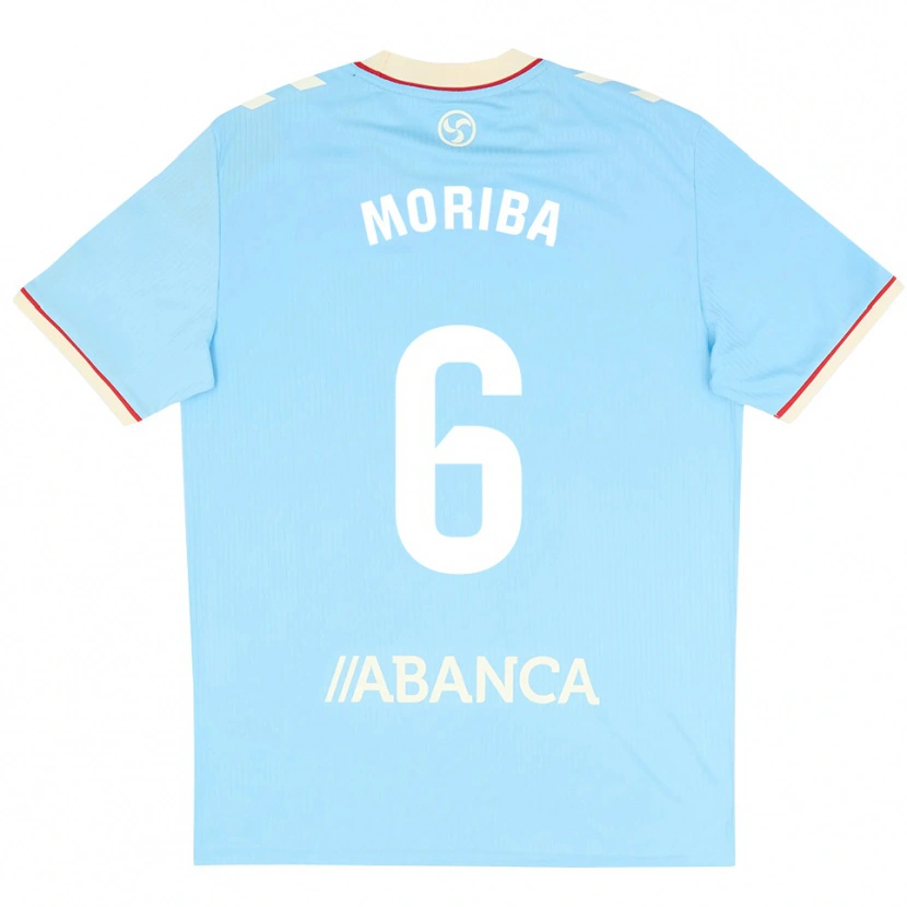 Danxen Kinderen Ilaix Moriba #6 Hemelsblauw Wit Rood Thuisshirt Thuistenue 2026/27 T-Shirt