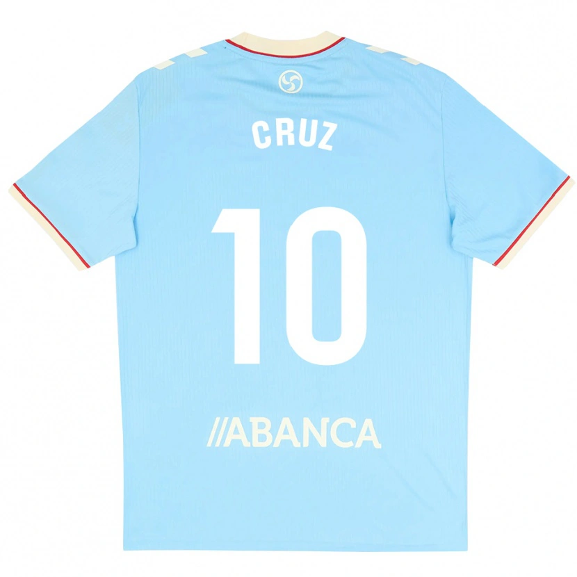 Danxen Kinderen Tati Cruz #10 Hemelsblauw Wit Rood Thuisshirt Thuistenue 2026/27 T-Shirt