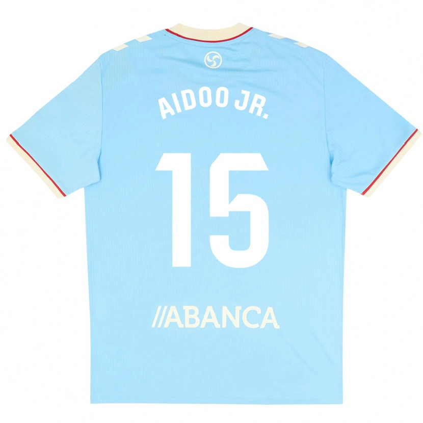 Danxen Kinderen Joseph Aidoo #15 Hemelsblauw Wit Rood Thuisshirt Thuistenue 2026/27 T-Shirt