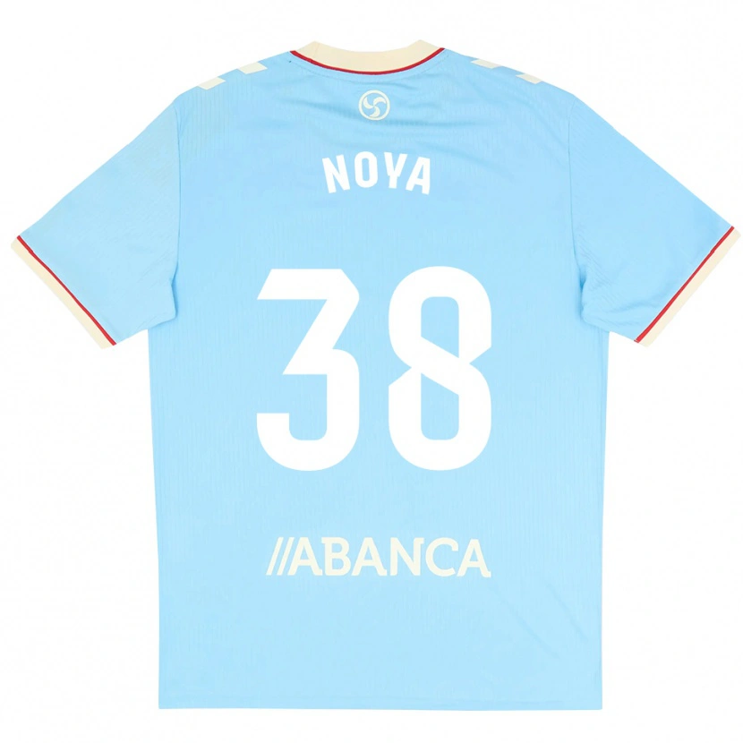 Danxen Kinderen Dani Noya #38 Hemelsblauw Wit Rood Thuisshirt Thuistenue 2026/27 T-Shirt