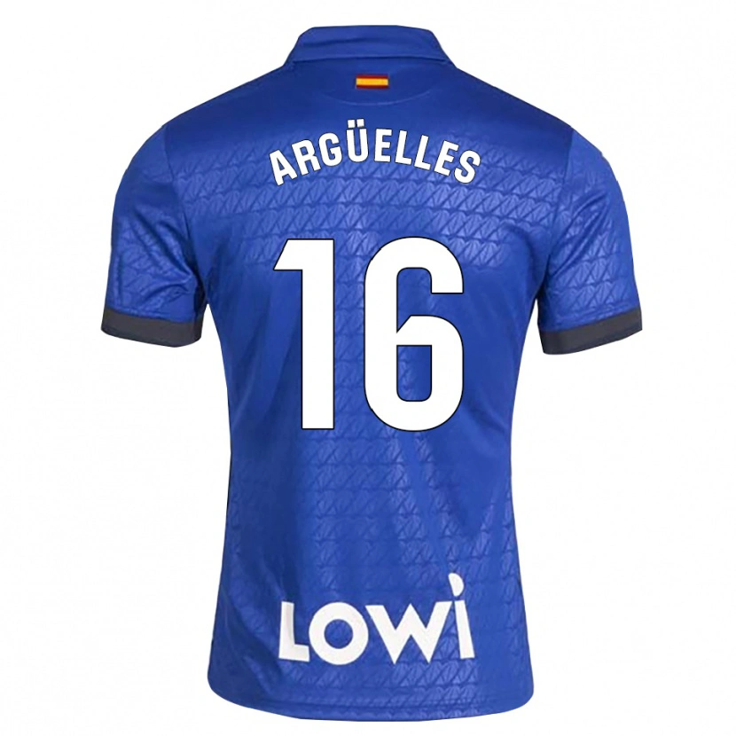 Danxen Kinderen David Argüelles #16 Blauw Wit Zwart Thuisshirt Thuistenue 2026/27 T-Shirt