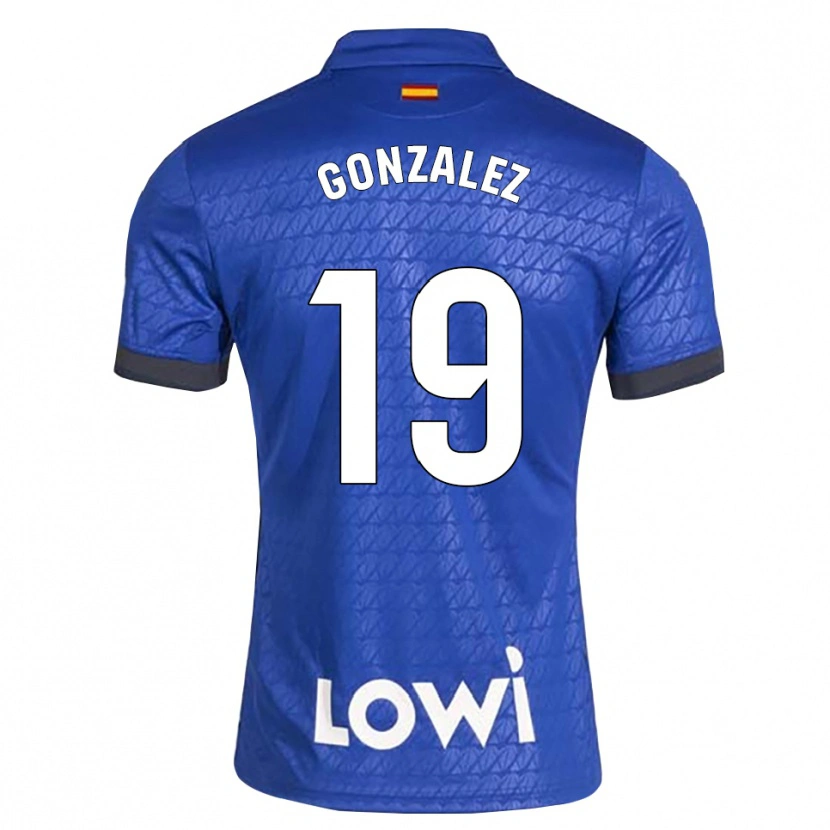 Danxen Kinderen Peter Gonzalez #19 Blauw Wit Zwart Thuisshirt Thuistenue 2026/27 T-Shirt