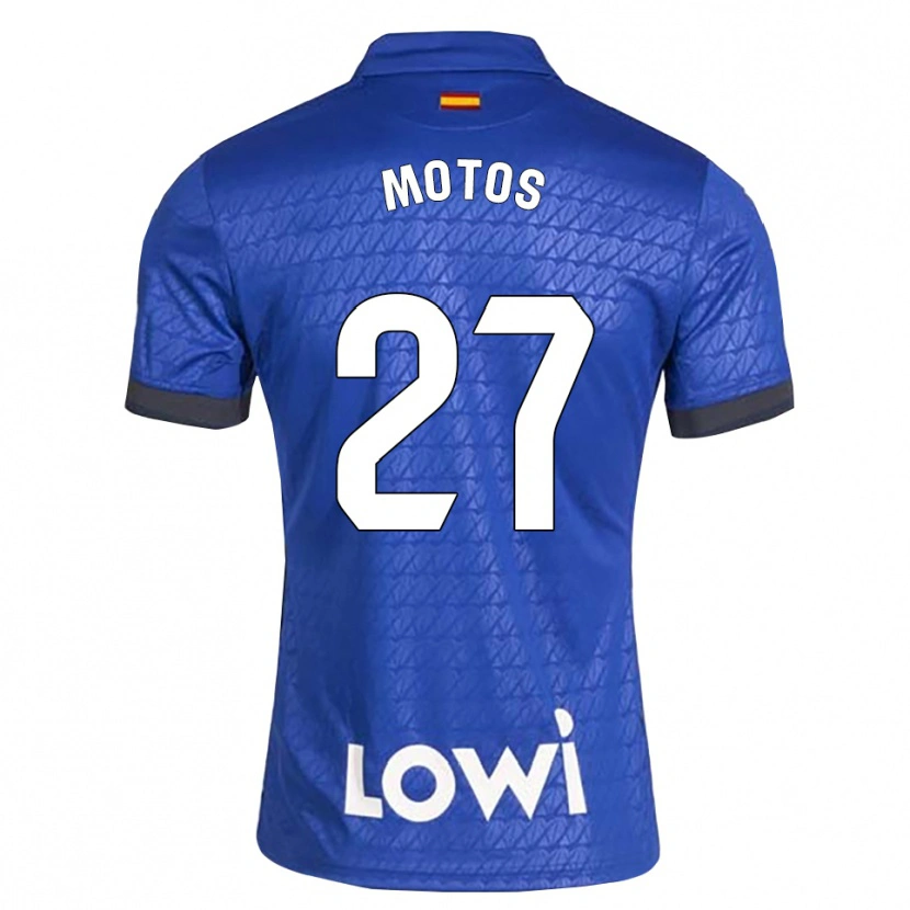 Danxen Kinderen Israel Motos #27 Blauw Wit Zwart Thuisshirt Thuistenue 2026/27 T-Shirt