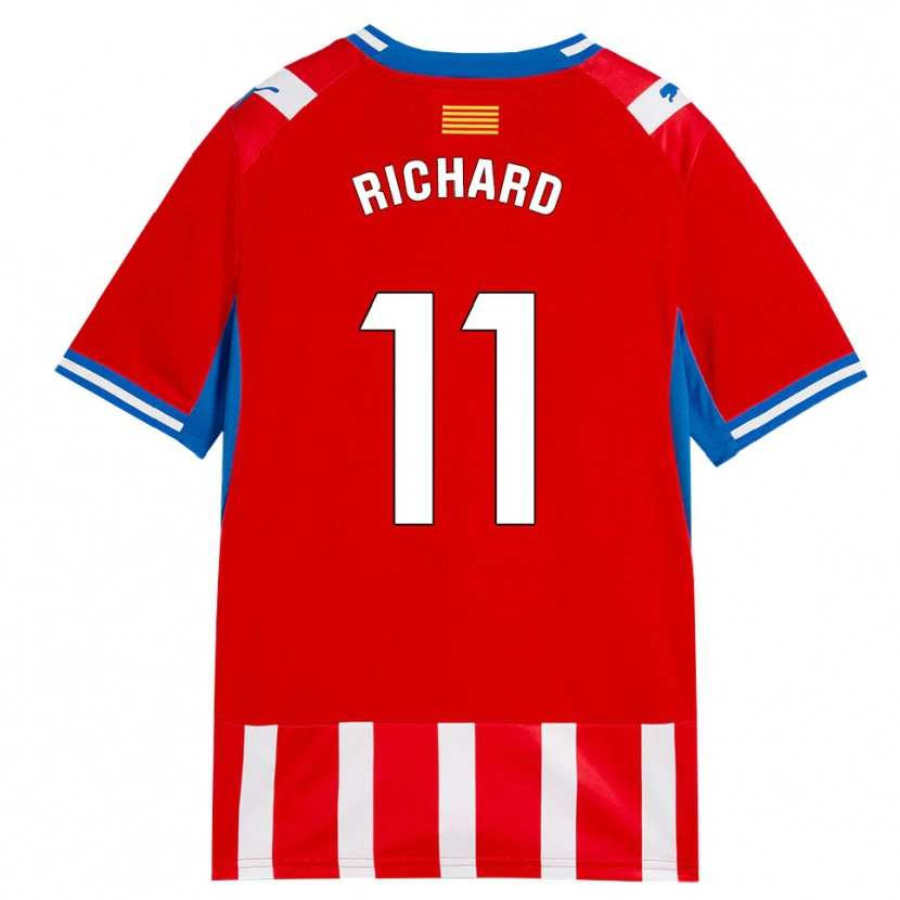 Danxen Kinderen Richard Martínez #11 Rood Wit Hemelsblauw Thuisshirt Thuistenue 2026/27 T-Shirt