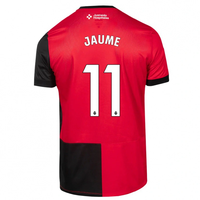 Danxen Kinderen Miquel Jaume #11 Zwart Rood Wit Thuisshirt Thuistenue 2026/27 T-Shirt