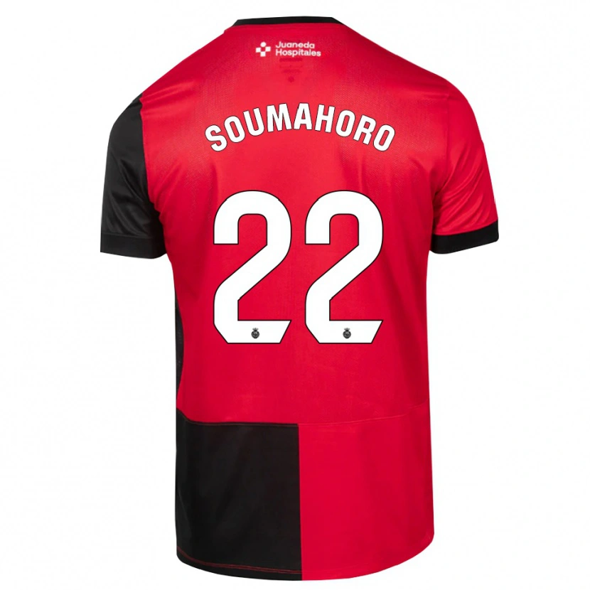Danxen Kinderen Aboubaka Soumahoro #22 Zwart Rood Wit Thuisshirt Thuistenue 2026/27 T-Shirt