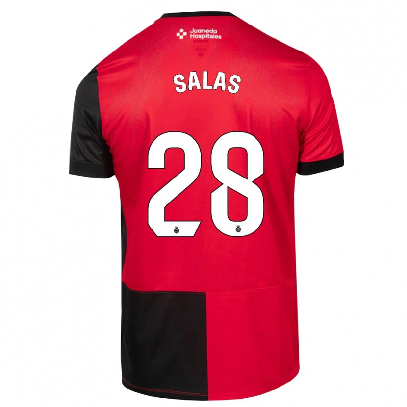 Danxen Kinderen Jan Salas #28 Zwart Rood Wit Thuisshirt Thuistenue 2026/27 T-Shirt