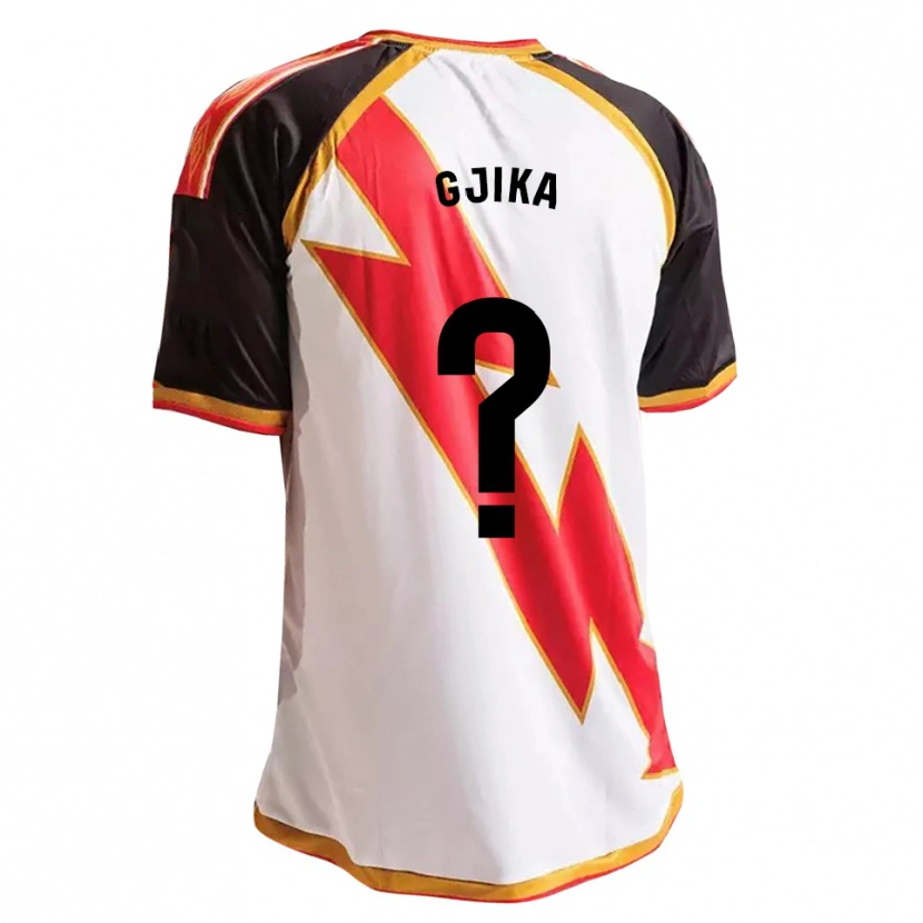 Danxen Kinderen Elidon Gjika #0 Zwart Rood Wit Goud Thuisshirt Thuistenue 2026/27 T-Shirt