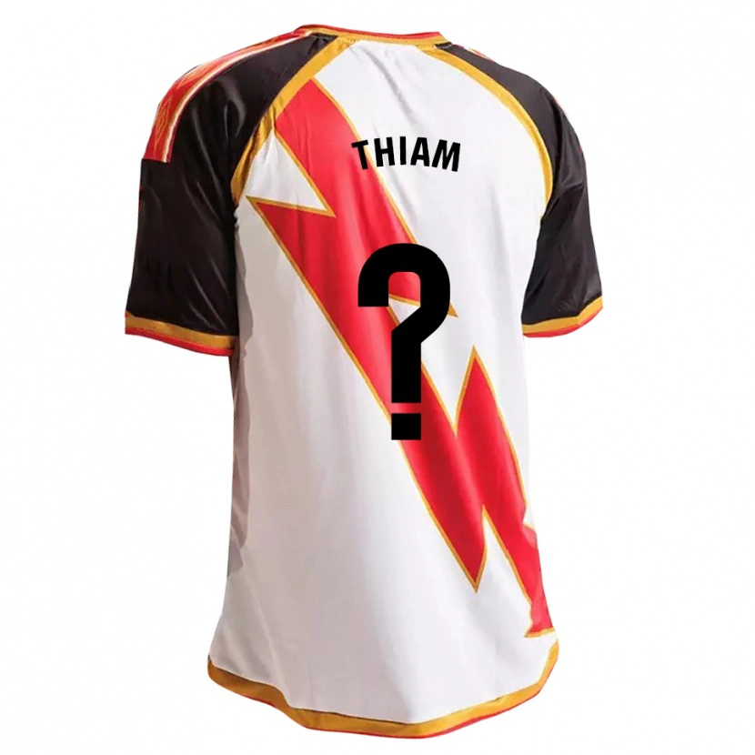 Danxen Kinderen Aly Thiam #0 Zwart Rood Wit Goud Thuisshirt Thuistenue 2026/27 T-Shirt