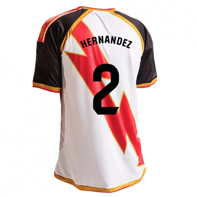 Danxen Kinderen Marco Hernández #2 Zwart Rood Wit Goud Thuisshirt Thuistenue 2026/27 T-Shirt