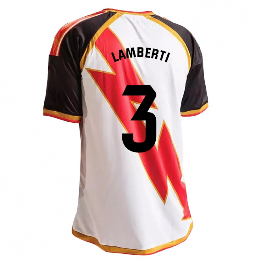 Danxen Kinderen Luca Lamberti #3 Zwart Rood Wit Goud Thuisshirt Thuistenue 2026/27 T-Shirt