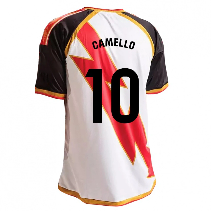 Danxen Kinderen Sergio Camello #10 Zwart Rood Wit Goud Thuisshirt Thuistenue 2026/27 T-Shirt