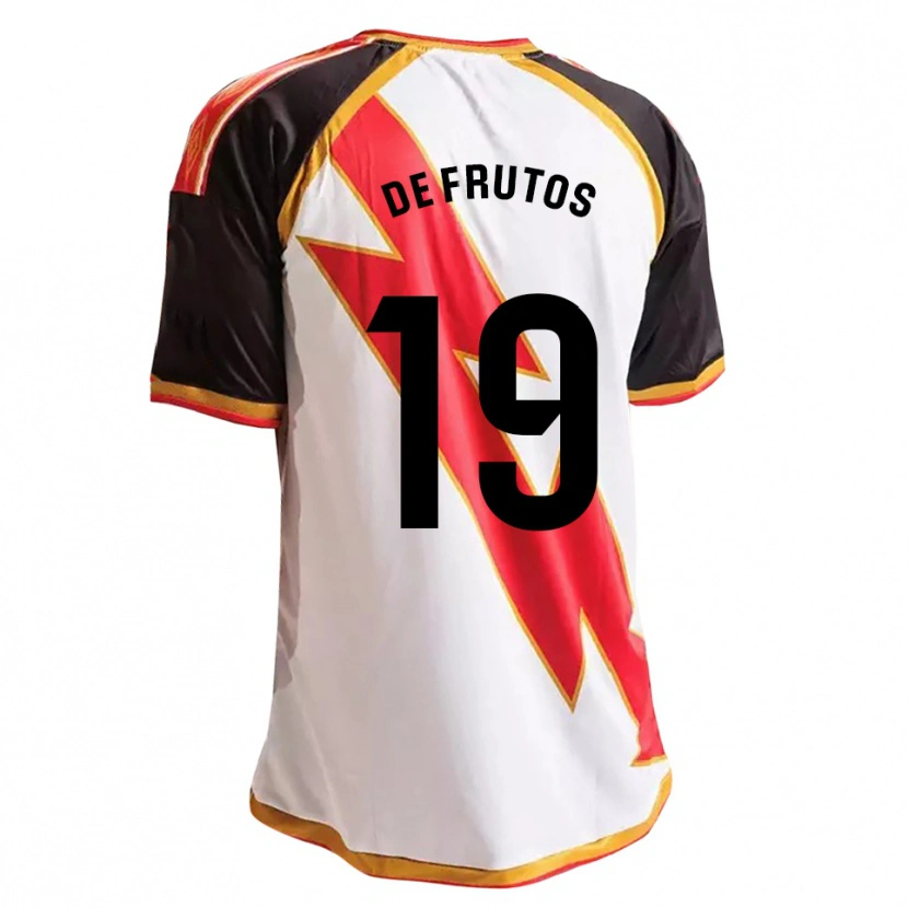 Danxen Kinderen Jorge De Frutos #19 Zwart Rood Wit Goud Thuisshirt Thuistenue 2026/27 T-Shirt
