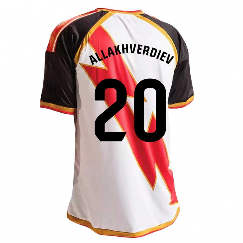 Danxen Kinderen Raul Allakhverdiev #20 Zwart Rood Wit Goud Thuisshirt Thuistenue 2026/27 T-Shirt