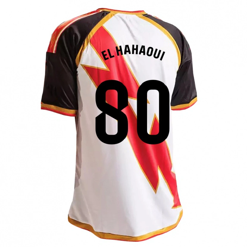 Danxen Kinderen Ayman El Hahaoui #80 Zwart Rood Wit Goud Thuisshirt Thuistenue 2026/27 T-Shirt