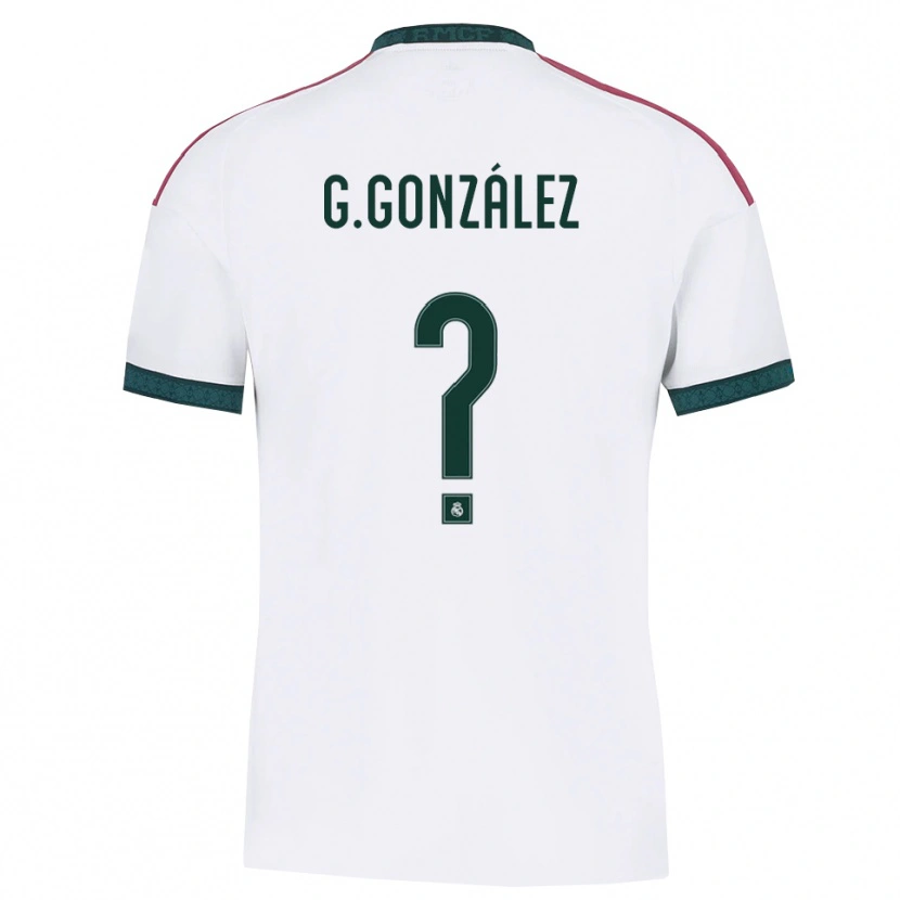 Danxen Kinderen Guille González #0 Donkergroen Wit Rood Thuisshirt Thuistenue 2026/27 T-Shirt