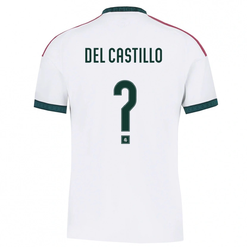 Danxen Kinderen Mauro Del Castillo #0 Donkergroen Wit Rood Thuisshirt Thuistenue 2026/27 T-Shirt