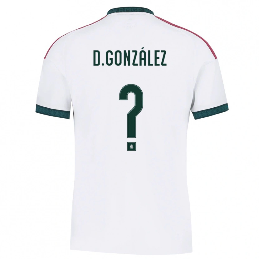 Danxen Kinderen Daniel González #0 Donkergroen Wit Rood Thuisshirt Thuistenue 2026/27 T-Shirt
