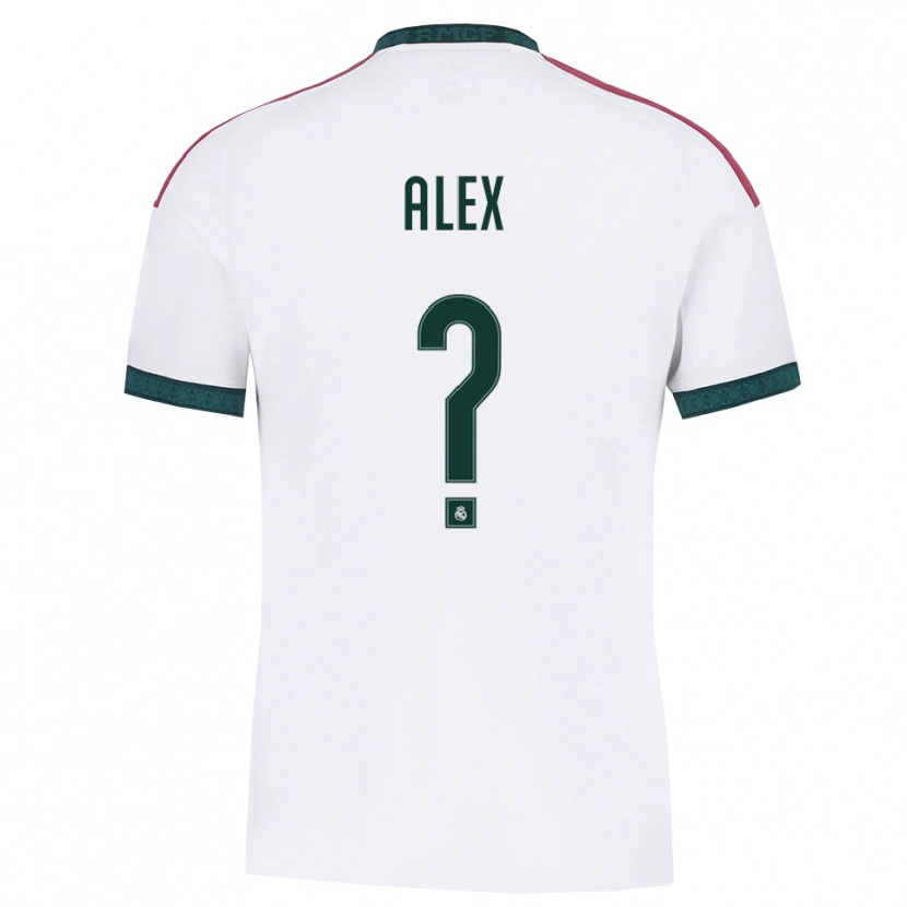 Danxen Kinderen Alex Sanchez #0 Donkergroen Wit Rood Thuisshirt Thuistenue 2026/27 T-Shirt