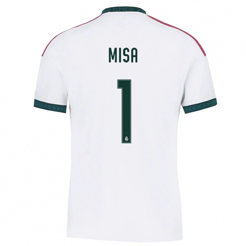 Danxen Kinderen Misa Rodríguez #1 Donkergroen Wit Rood Thuisshirt Thuistenue 2026/27 T-Shirt