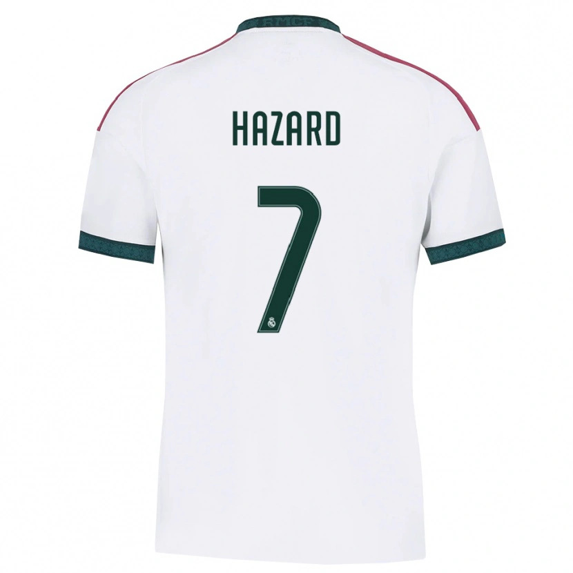 Danxen Kinderen Eden Hazard #7 Donkergroen Wit Rood Thuisshirt Thuistenue 2026/27 T-Shirt