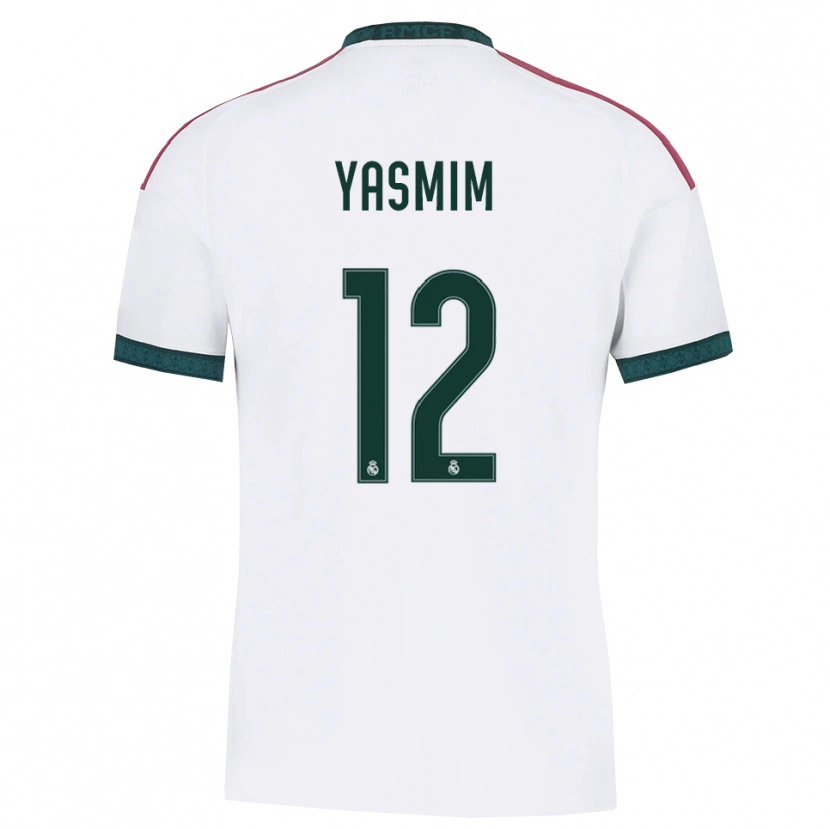 Danxen Kinderen Yasmim Assis Ribeiro #12 Donkergroen Wit Rood Thuisshirt Thuistenue 2026/27 T-Shirt
