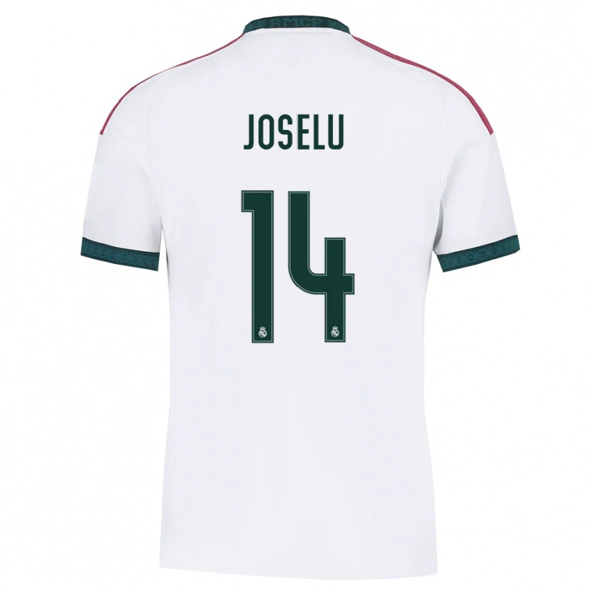 Danxen Kinderen Joselu #14 Donkergroen Wit Rood Thuisshirt Thuistenue 2026/27 T-Shirt