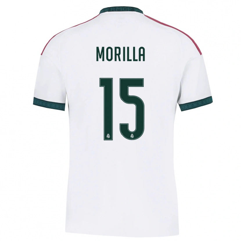 Danxen Kinderen Jairo Morilla #15 Donkergroen Wit Rood Thuisshirt Thuistenue 2026/27 T-Shirt