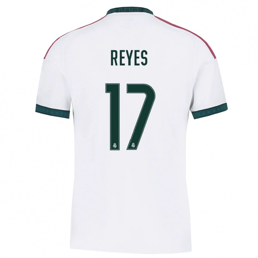 Danxen Kinderen José Reyes #17 Donkergroen Wit Rood Thuisshirt Thuistenue 2026/27 T-Shirt