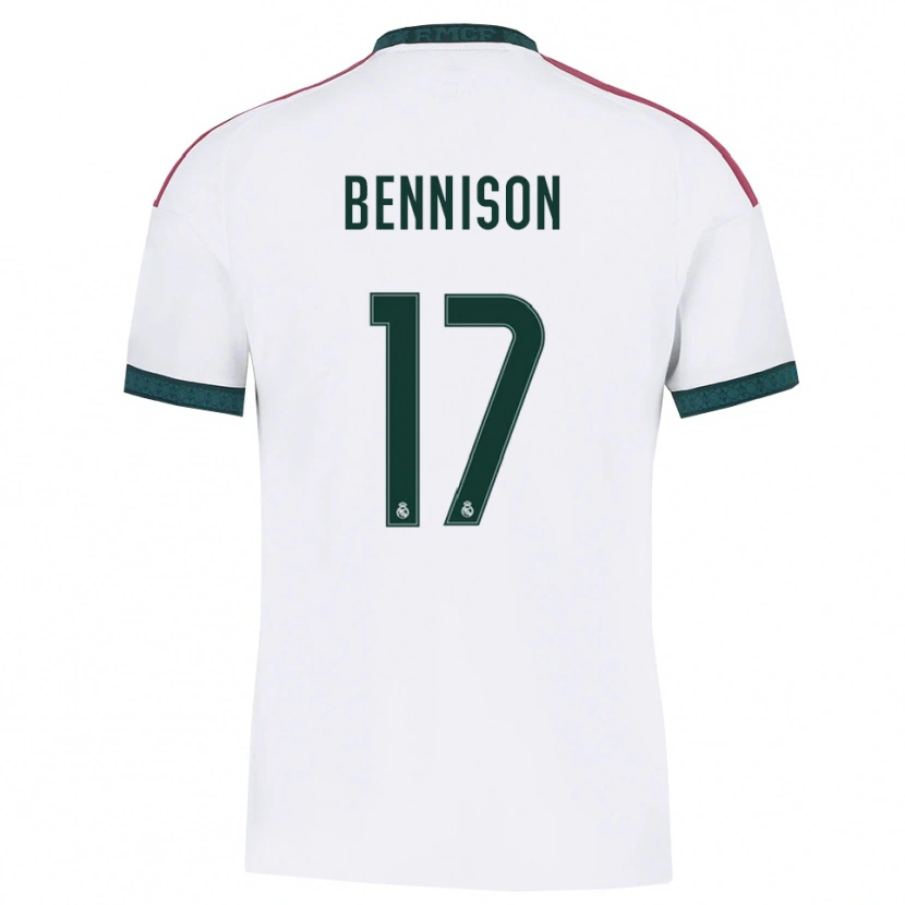 Danxen Kinderen Hanna Bennison #17 Donkergroen Wit Rood Thuisshirt Thuistenue 2026/27 T-Shirt