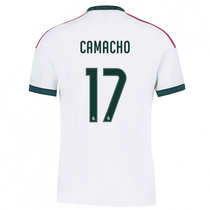 Danxen Kinderen Carla Camacho #17 Donkergroen Wit Rood Thuisshirt Thuistenue 2026/27 T-Shirt