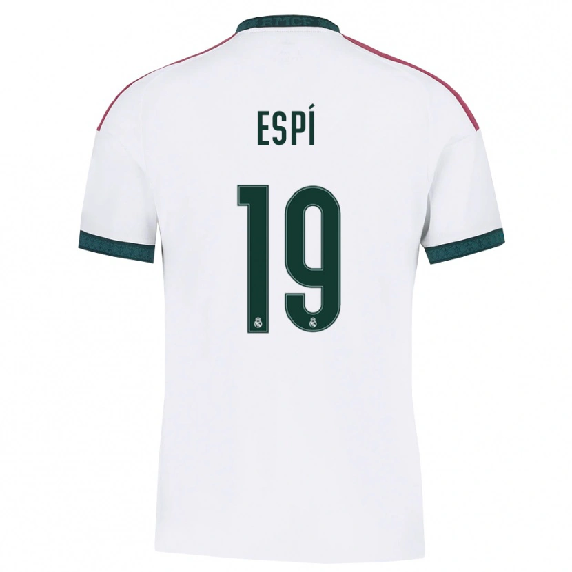Danxen Kinderen Carlos Espí #19 Donkergroen Wit Rood Thuisshirt Thuistenue 2026/27 T-Shirt