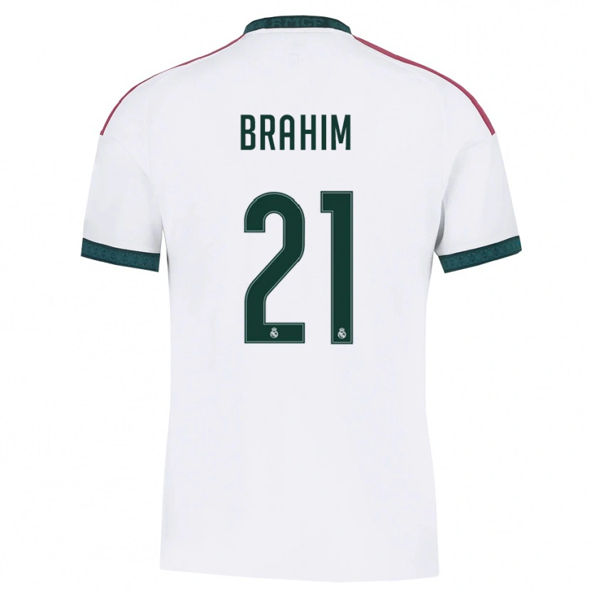 Danxen Kinderen Brahim Díaz #21 Donkergroen Wit Rood Thuisshirt Thuistenue 2026/27 T-Shirt