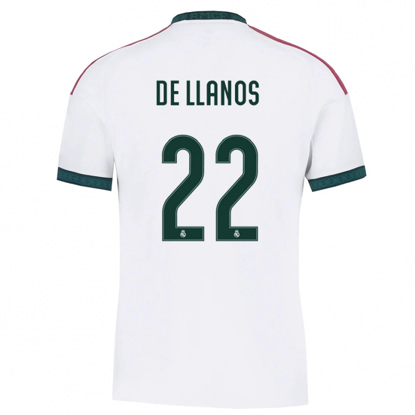 Danxen Kinderen Hugo De Llanos #22 Donkergroen Wit Rood Thuisshirt Thuistenue 2026/27 T-Shirt