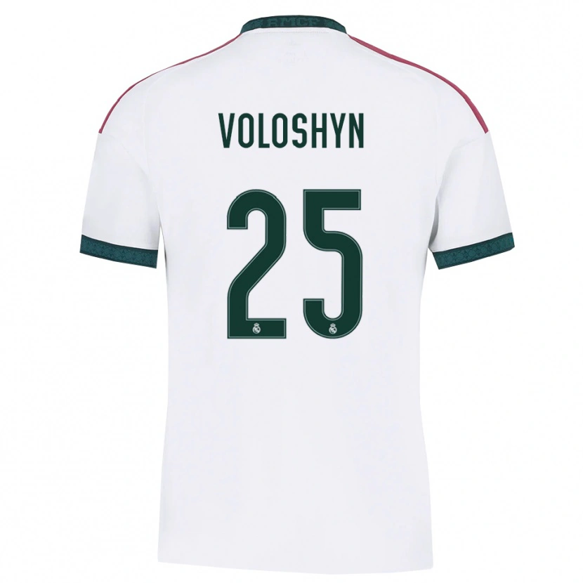Danxen Kinderen Ilya Voloshyn #25 Donkergroen Wit Rood Thuisshirt Thuistenue 2026/27 T-Shirt