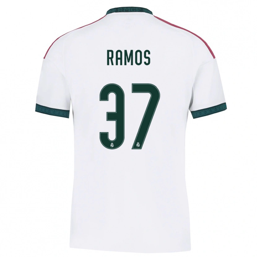 Danxen Kinderen Yeremaiah Ramos #37 Donkergroen Wit Rood Thuisshirt Thuistenue 2026/27 T-Shirt