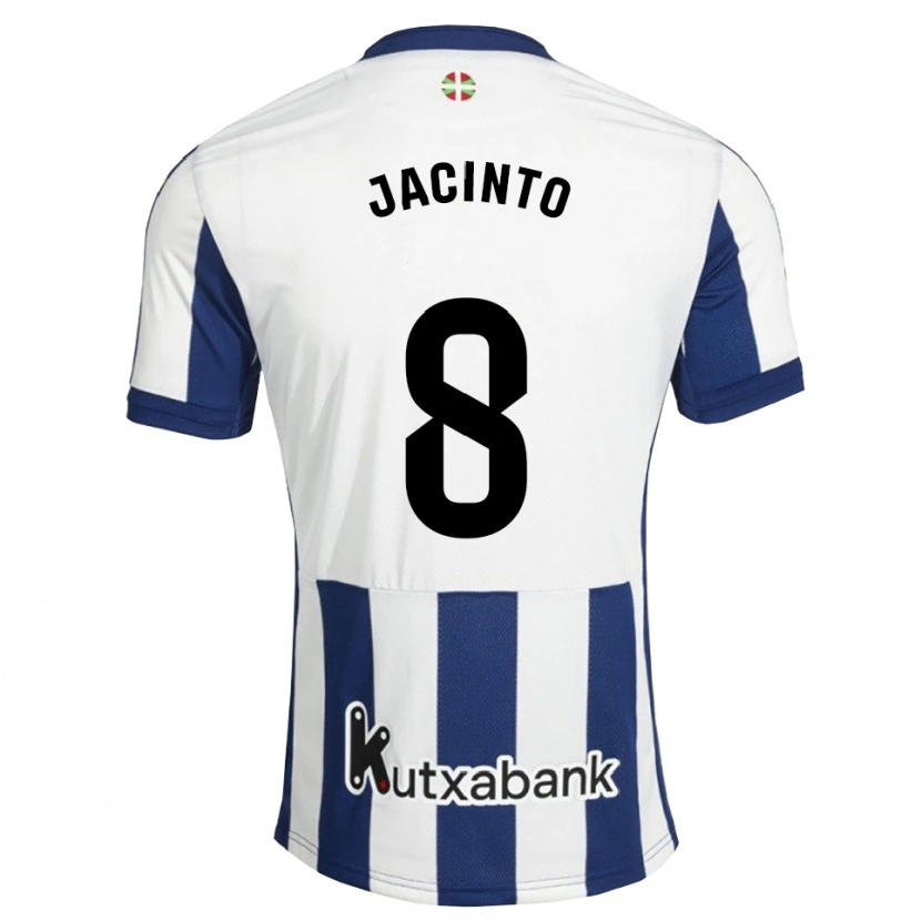 Danxen Kinderen Andreia De Jesus Jacinto #8 Marineblauw Wit Goudenrood Thuisshirt Thuistenue 2026/27 T-Shirt