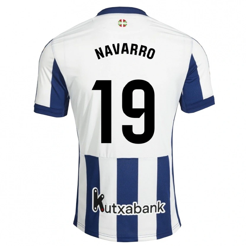 Danxen Kinderen Lorena Navarro #19 Marineblauw Wit Goudenrood Thuisshirt Thuistenue 2026/27 T-Shirt