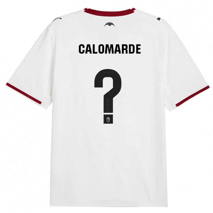 Danxen Kinderen Jorge Calomarde #0 Zwart Wit Rood Geel Thuisshirt Thuistenue 2026/27 T-Shirt
