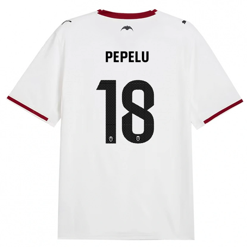 Danxen Kinderen Pepelu #18 Zwart Wit Rood Geel Thuisshirt Thuistenue 2026/27 T-Shirt