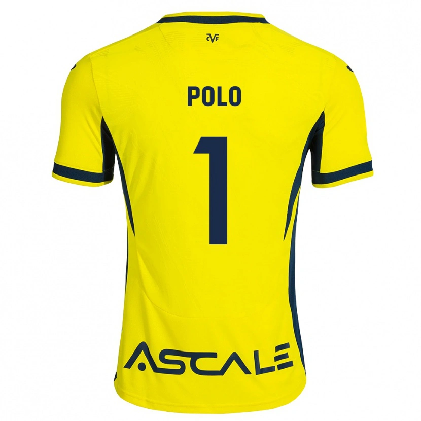 Danxen Kinderen Pau Polo #1 Geel Zwart Rood Thuisshirt Thuistenue 2026/27 T-Shirt